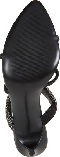 Camina Crystal Strap Slide Sandal