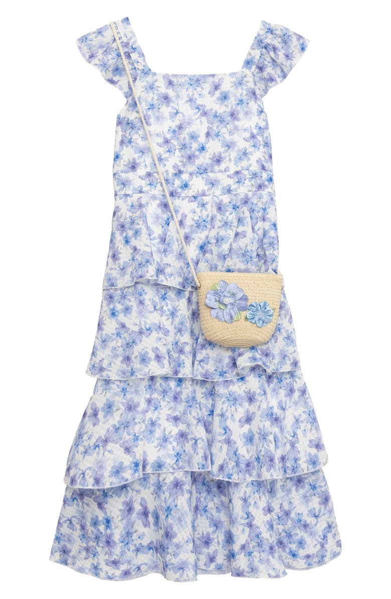 Speechless Kids' Chiffon Dress & Purse Set, Main, color,