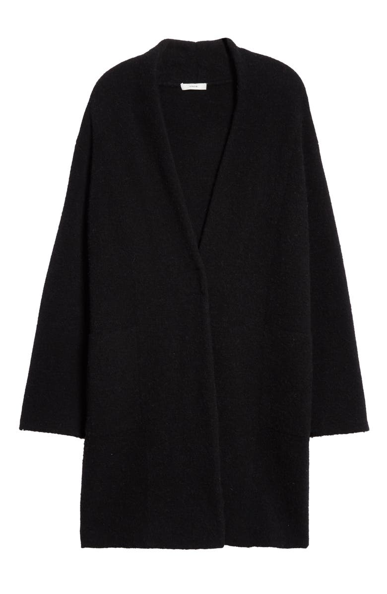 Vince Collarless Cardigan Coat, Alternate, color, 