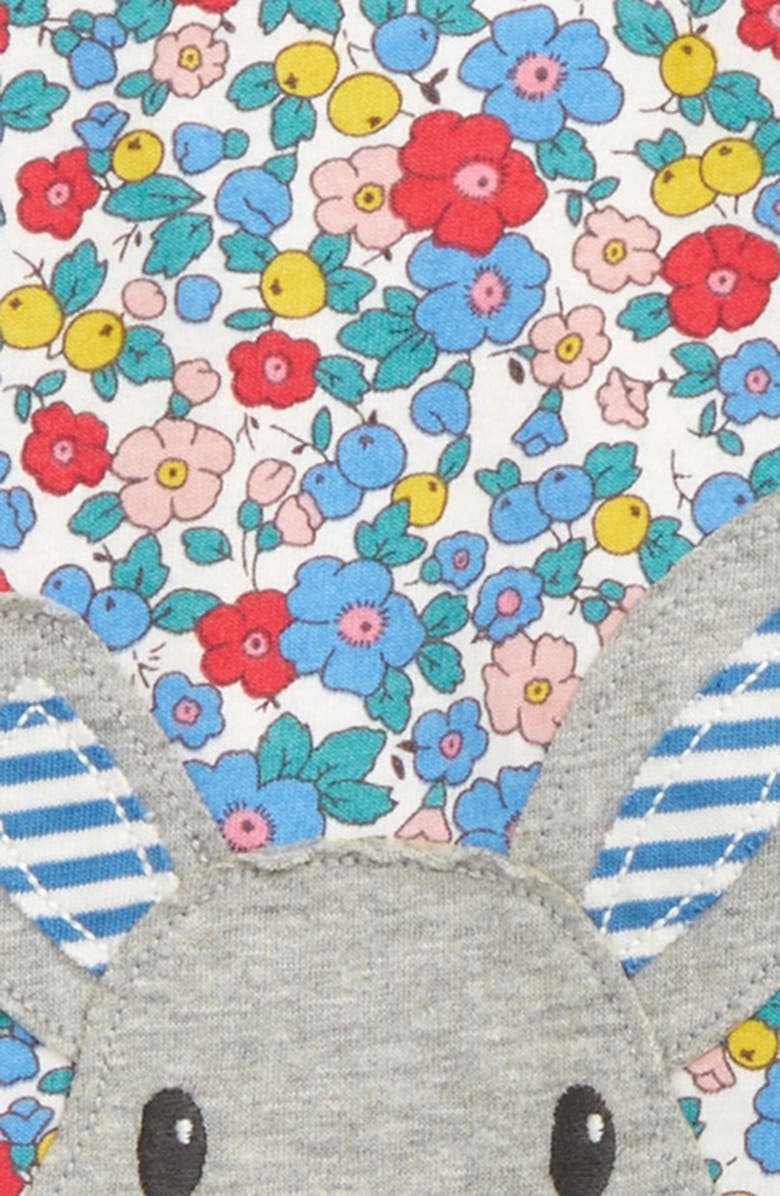 Mini Boden Bunny Appliqué Dress & Leggings Set, Alternate, color, 