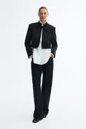 H&M Cropped Braid-Detail Jacket