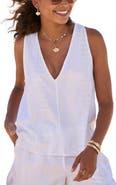 LASCANA Metallic Sleeveless Top