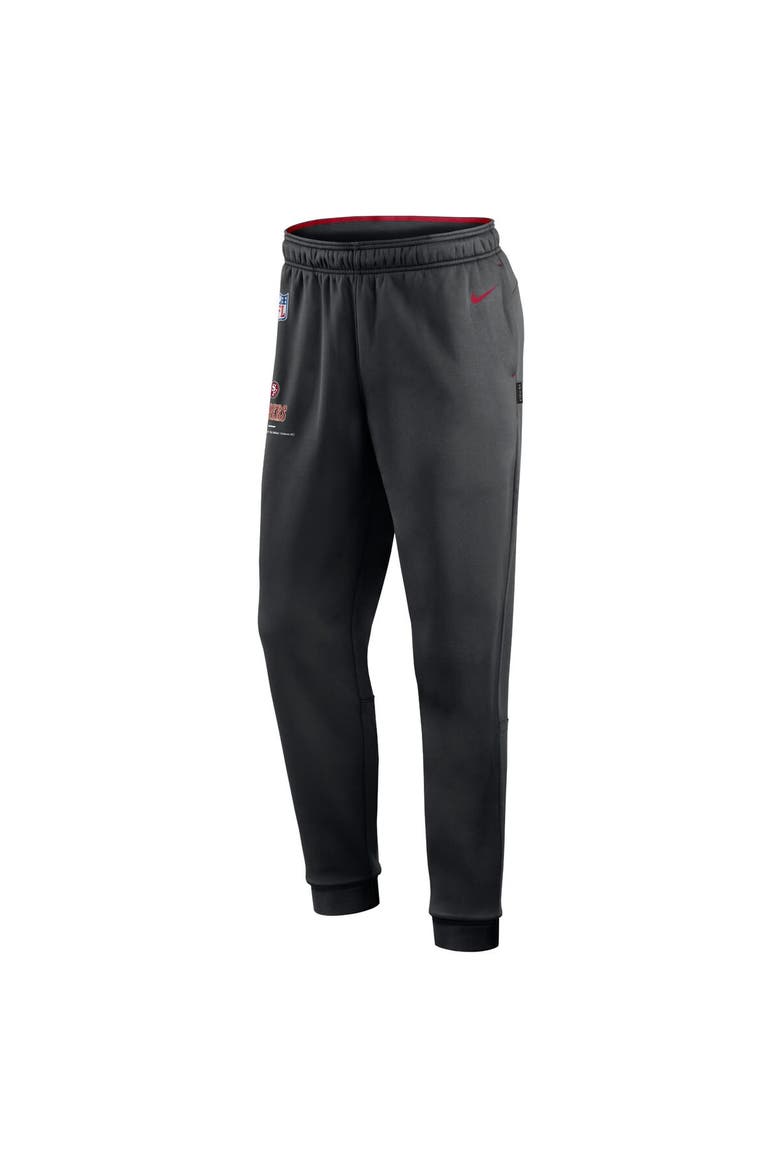 Men's Nike Black San Francisco 49ers Sideline Logo Performance Pants, Alternate, color, Black