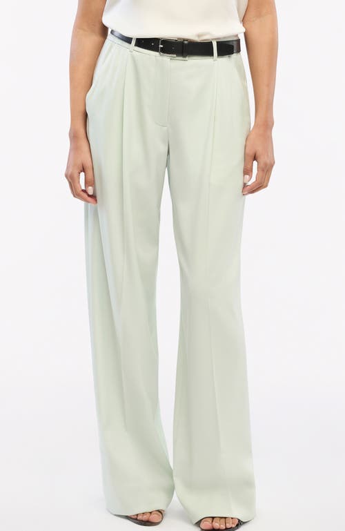Another Tomorrow Relaxed Wide Leg Pant In Julep