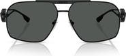 Versace 62mm Medusa Medallion Oval Sunglasses