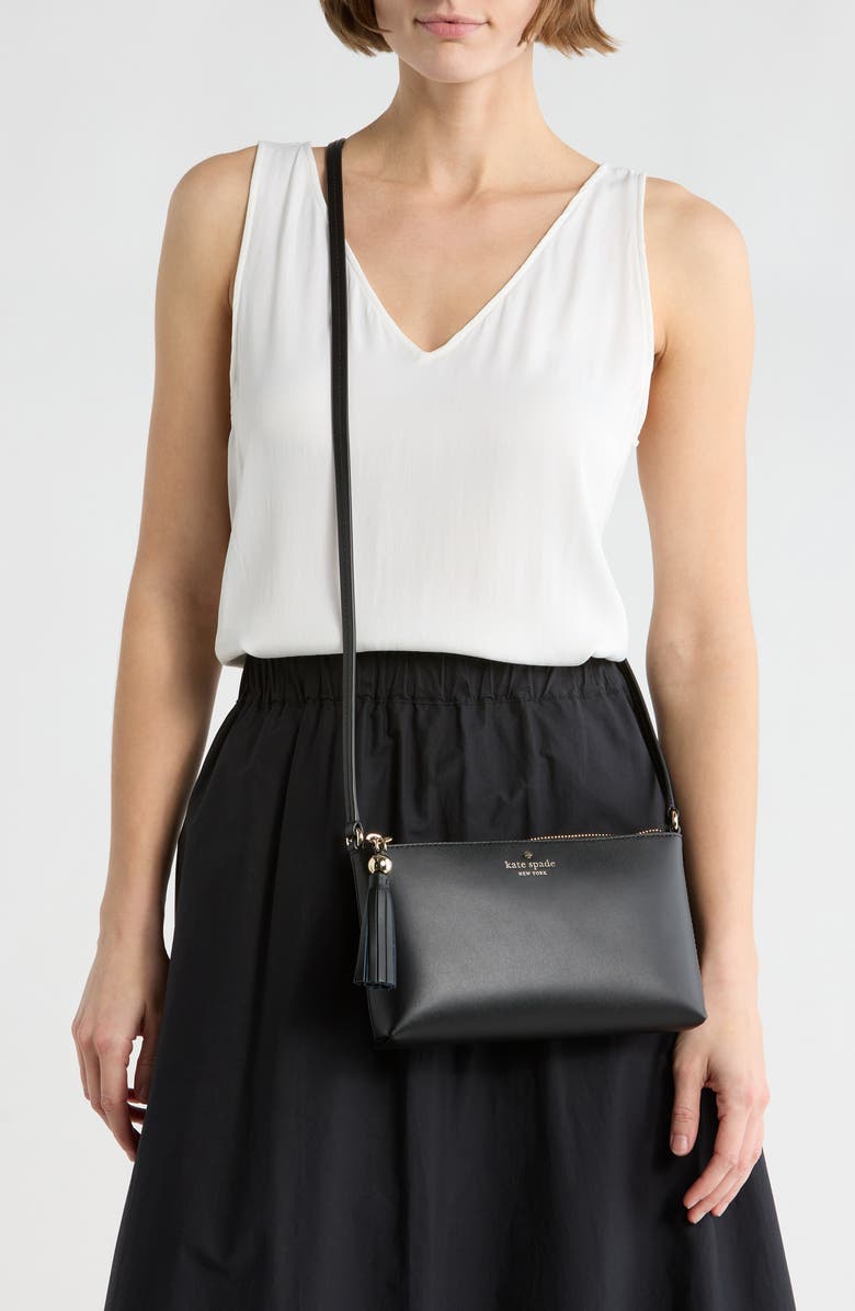 Kate Spade New York ivy street amy crossbody, Alternate, color, Black