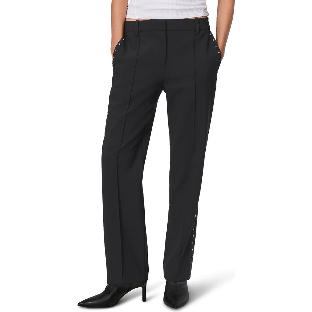 Rag & Bone Cosette Wool-blend Pant In Black