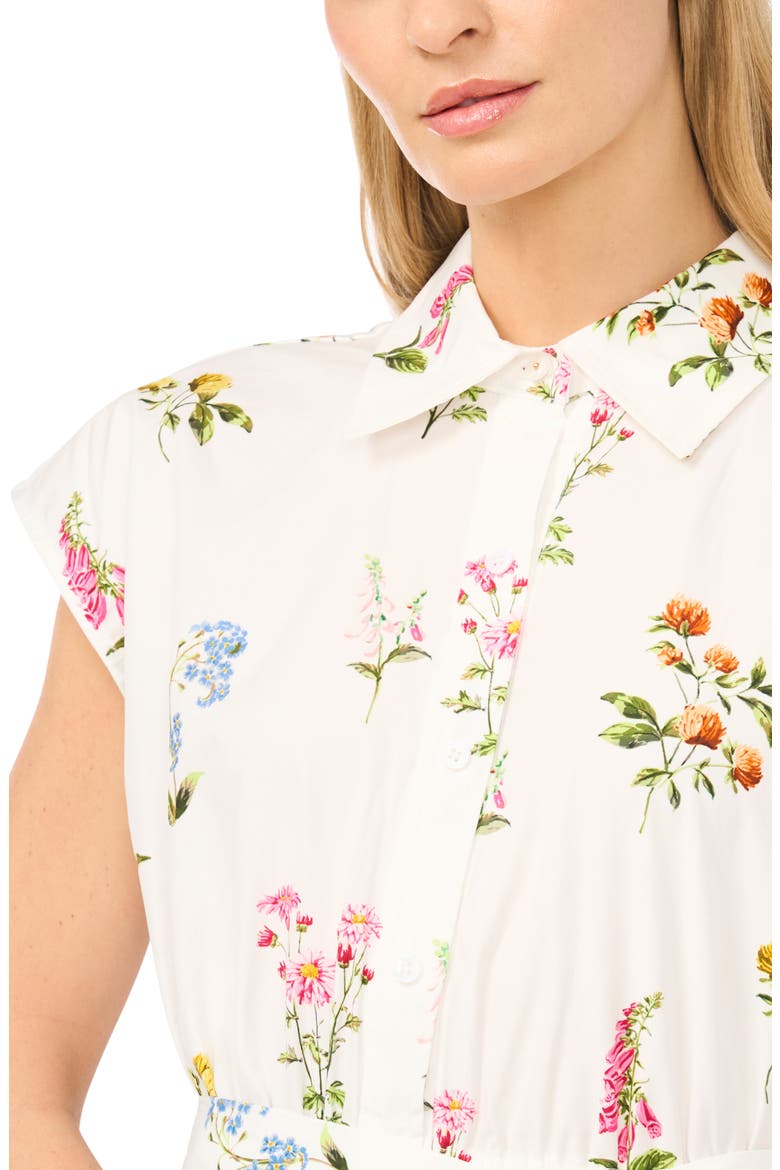 Riley Drop Shoulder Cotton Shirtdress, Alternate, color, VANILLA ICE