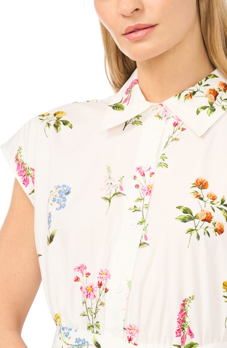 Ted Baker Riley Drop Shoulder Cotton Shirtdress, Alternate, color, Vanilla Ice