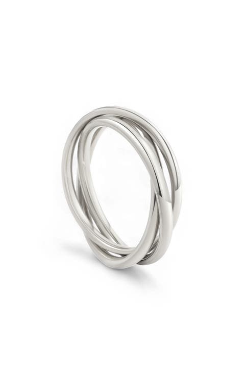 Dainty Interlocking Fidget Ring