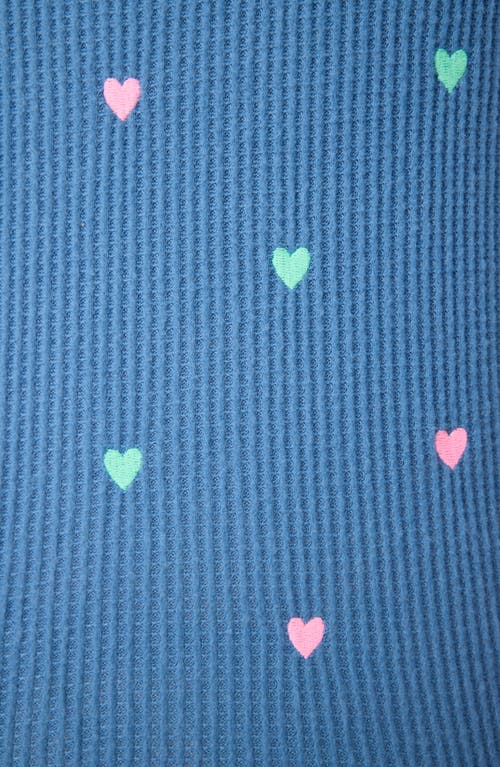Pj Salvage Love Club Thermal Pajama Shorts In Blue