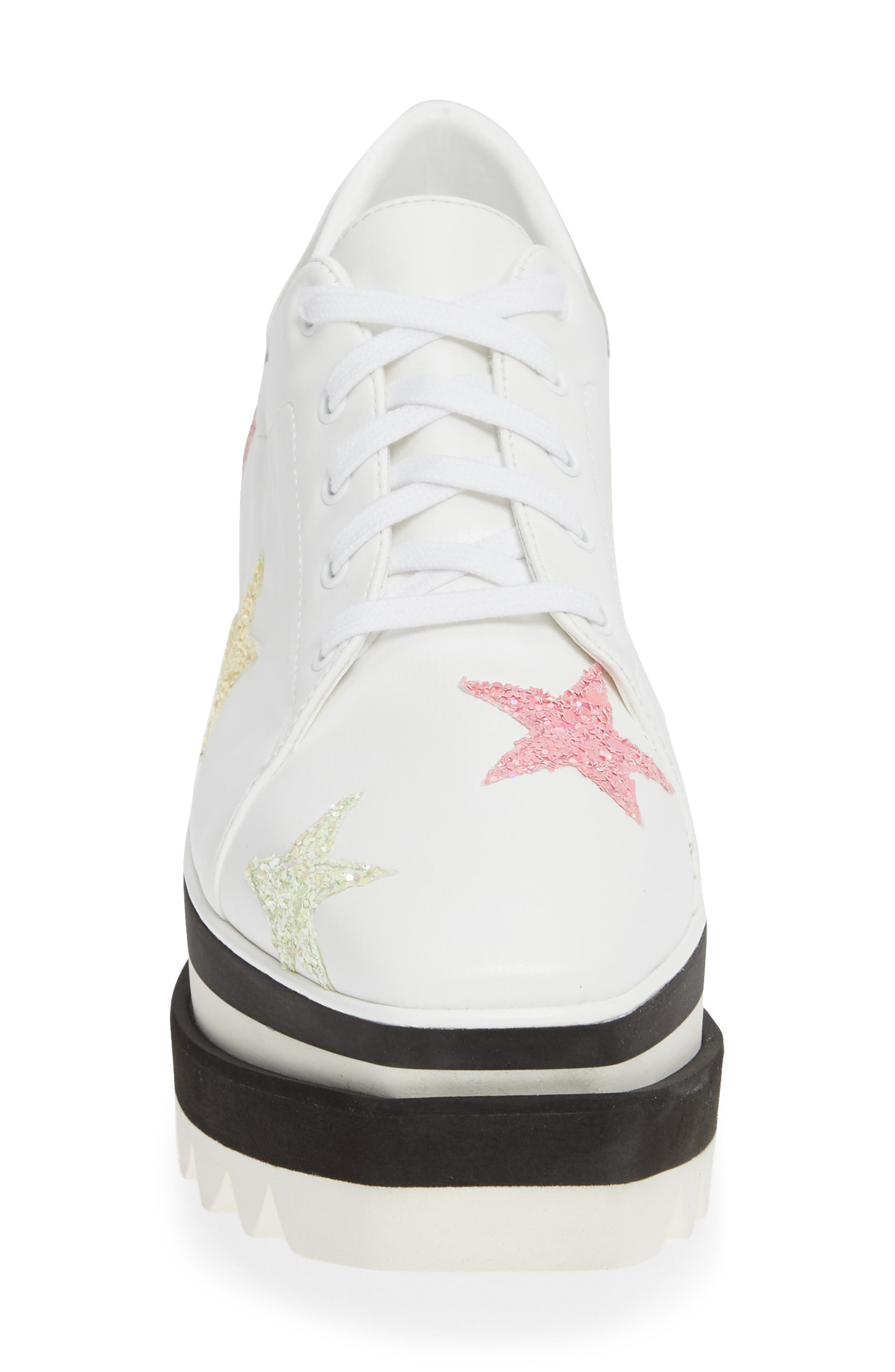 Elyse Platform Sneaker, Alternate, color, WHITE/ MULTI
