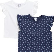 Splendid Kids' 2-Pack Ruffle Sleeve T-Shirts