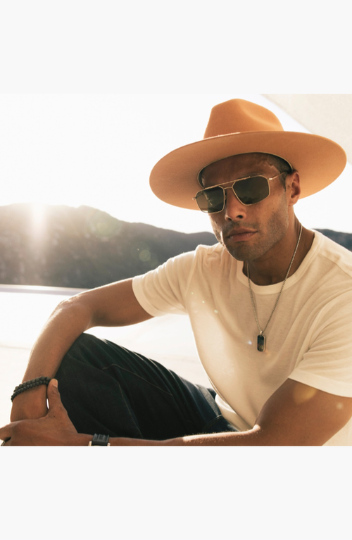 W Y E T H Shea Fedora In Brown