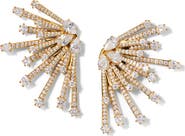 Nadri Starlet Cubic Zirconia Burst Jacket Earrings