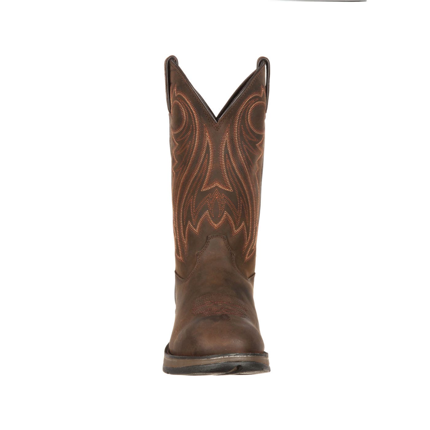 DURANGO Chocolate Pullon Western Boot, Alternate, color, Chocolate Wyoming