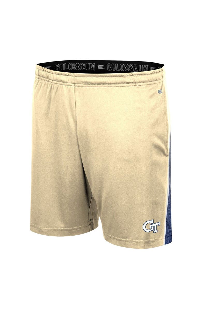 COLOSSEUM Men's Colosseum Gold Georgia Tech Yellow Jackets Laws of Physics Shorts, Alternate, color,