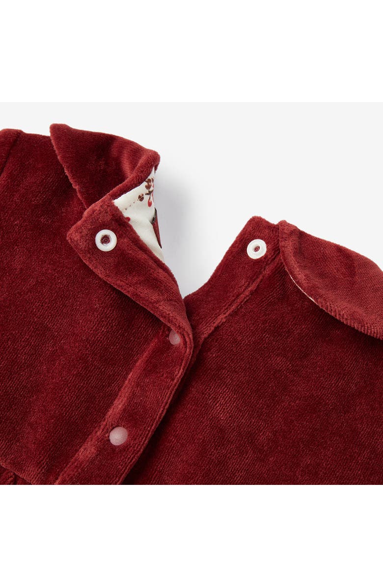 Milkbarn Occasion Long Sleeve One Piece, Alternate, color, Merlot