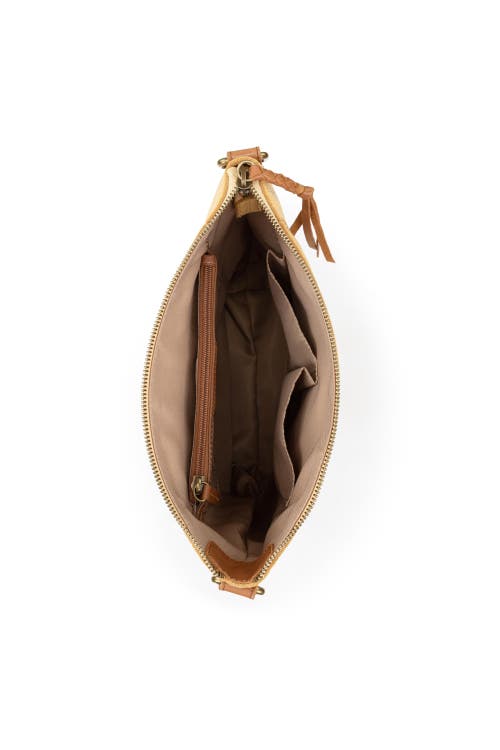 The Sak Ashland Leather Crossbody Bag In Buttercup