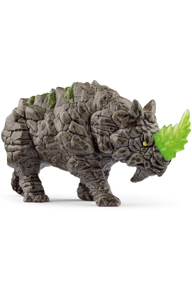 Eldrador Creatures Battle Rhino Fantasy Action Figure, Main, color, Multicolored
