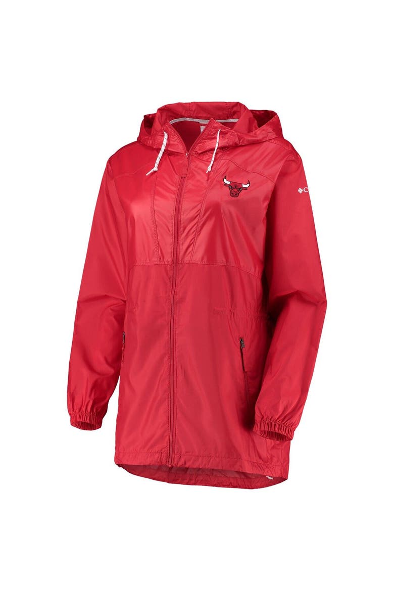 Women's Columbia Red Chicago Bulls Flashback Full-Zip Jacket, Alternate, color, Red