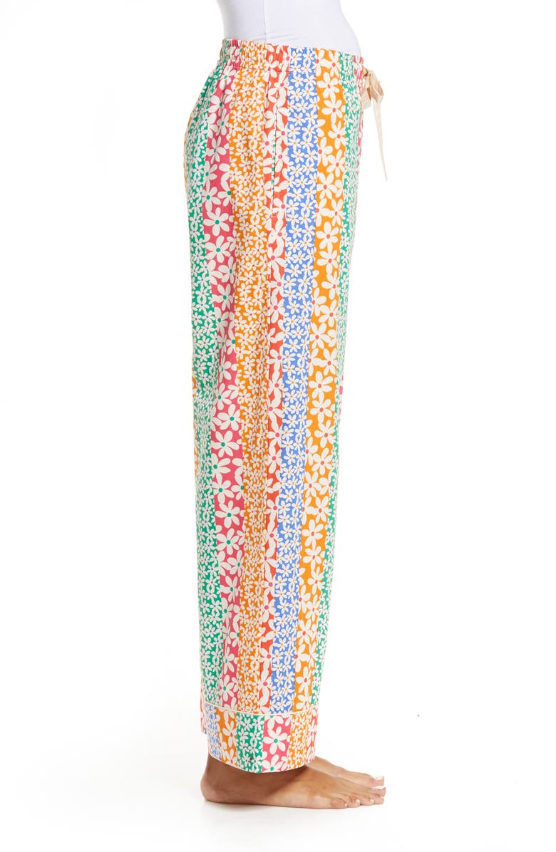ban.do Floral Print Leisure Pants, Alternate, color, 