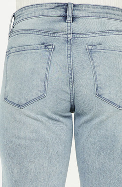Kancan Morgana Essentials High-rise Straight-fit Jeans In Blue