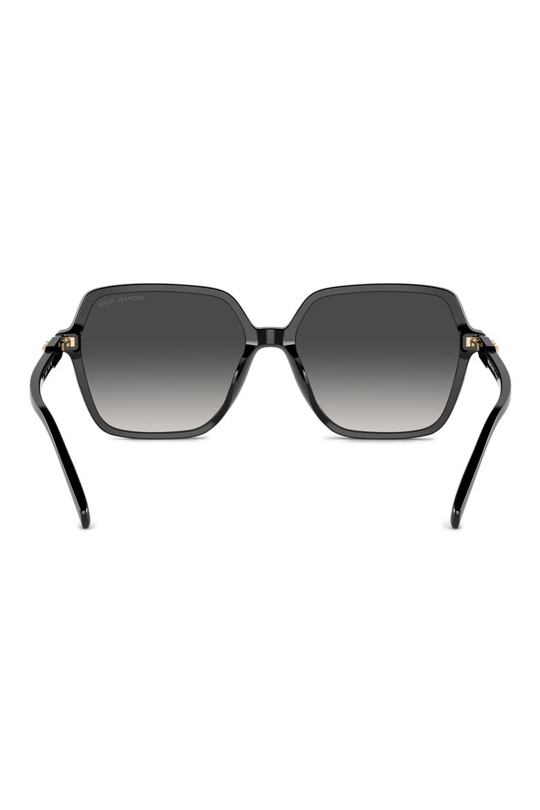 Jasper 58mm Square Sunglasses, Alternate, color, BLACK
