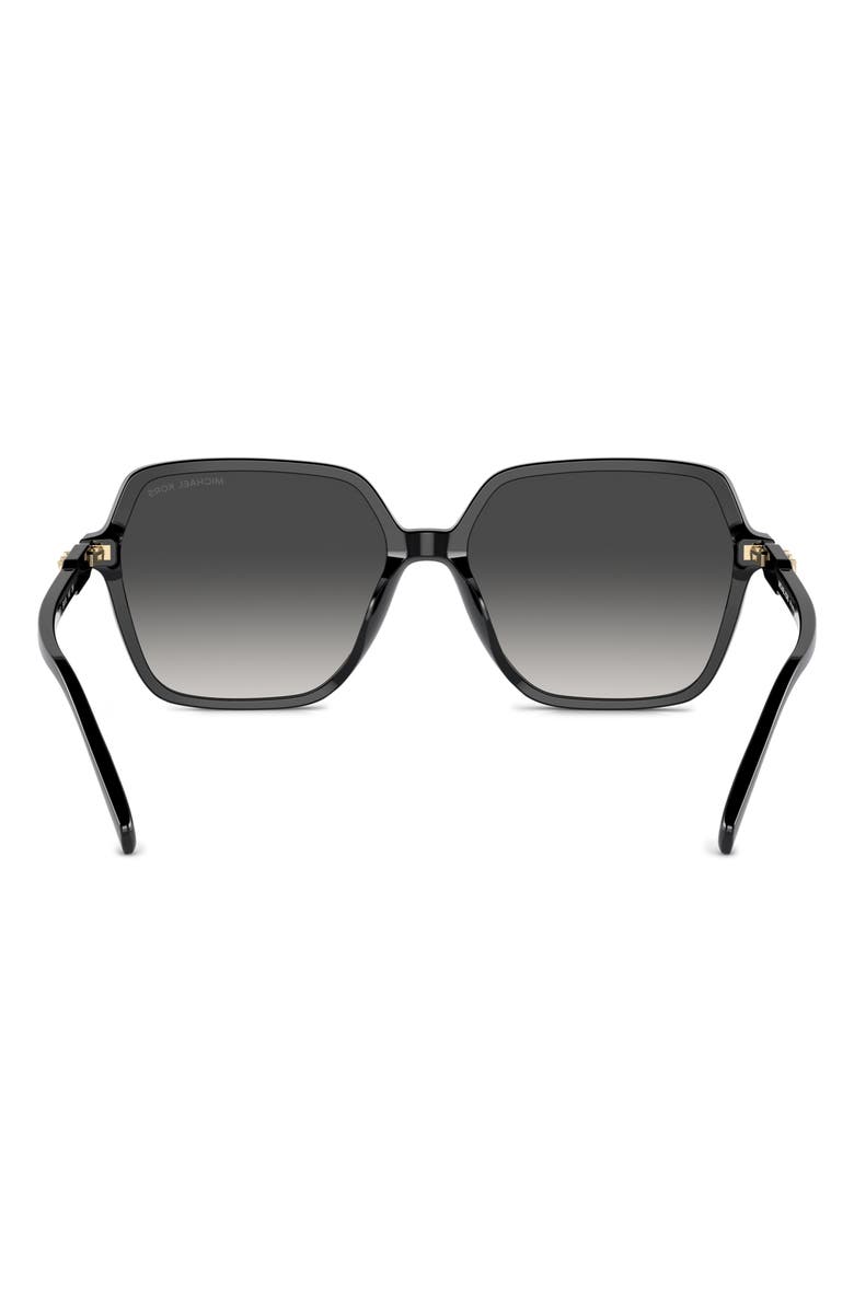 Michael Kors Jasper 58mm Square Sunglasses, Alternate, color, Black