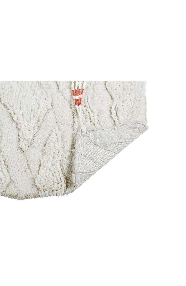 Lorena Canals Woolable Enkang Ivory Washable Wool Rug, Alternate, color, Ivory P