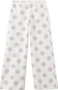 MANGO TEEN Print Low Rise Wide Leg Jeans