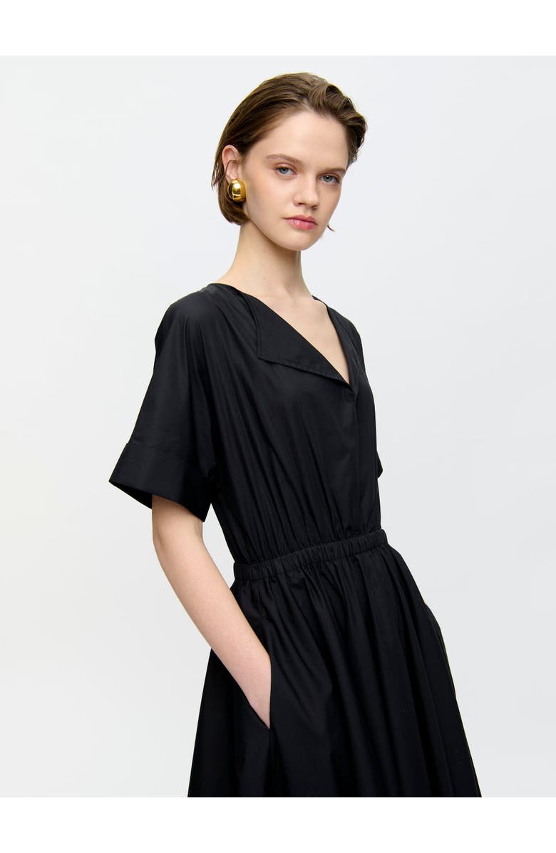 Callas Milano Beatrice Balloon hem dress, Alternate, color, Black
