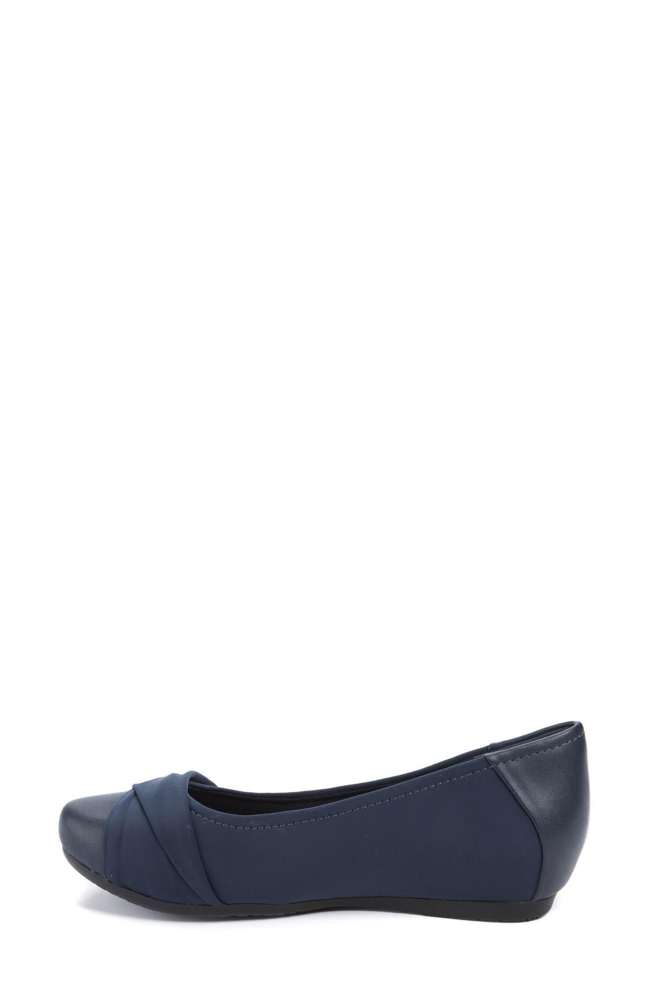 BARETRAPS Mitsy Twist Flat - Wide Width Available, Alternate, color, Navy