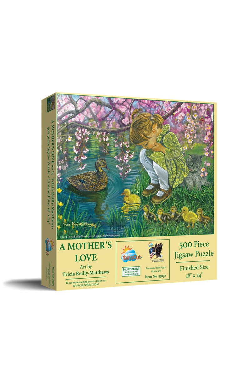 Sunsout A Mother's Love 500 piece Jigsaw Puzzle for Adults, Main, color, Multicolor