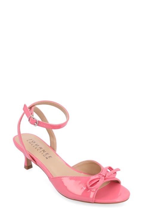 Jennifer Bow Ankle Strap Sandal (Women)
