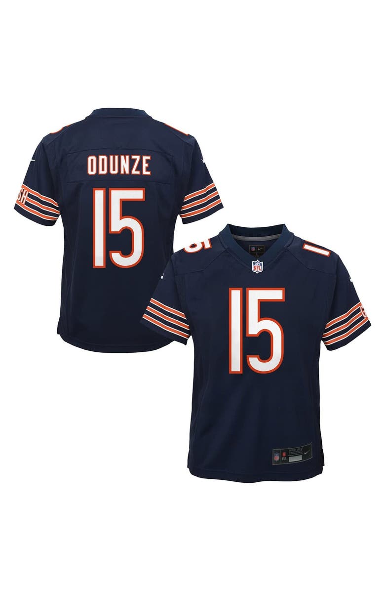 Nike Youth Nike Rome Odunze Navy Chicago Bears Game Jersey, Main, color, Navy