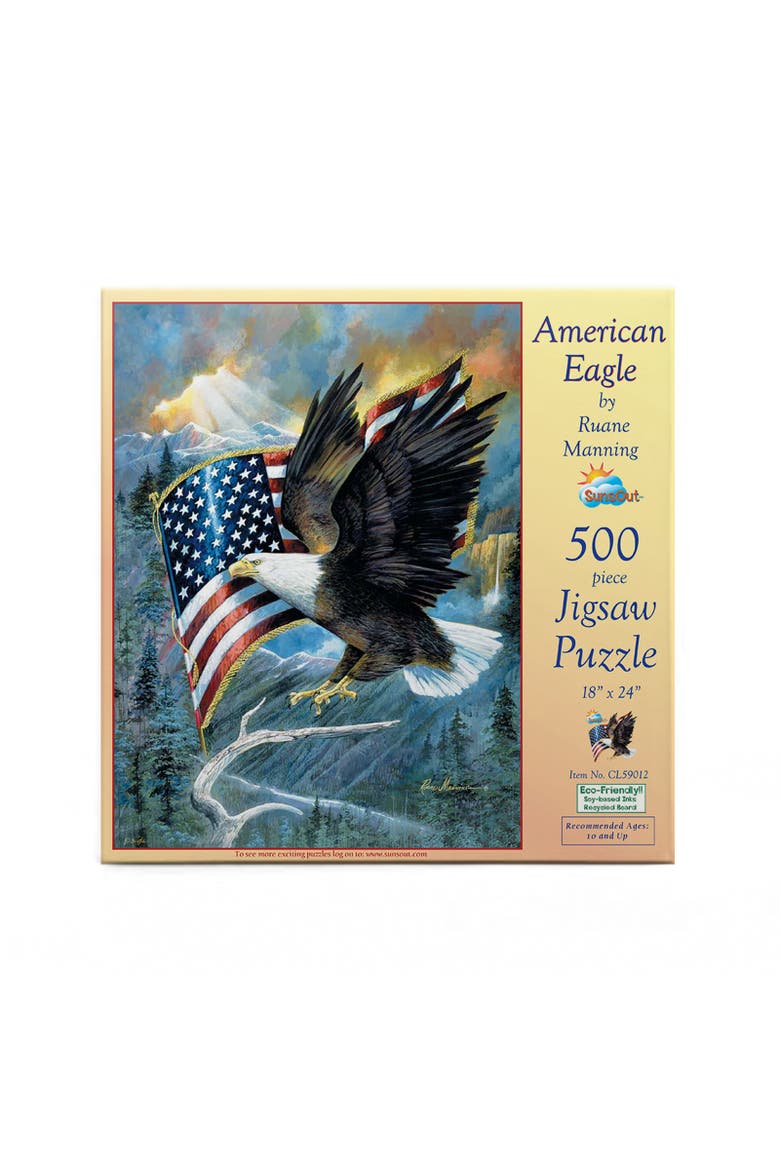 American Eagle 500 piece Jigsaw Puzzle for Adults, Alternate, color, Multicolor
