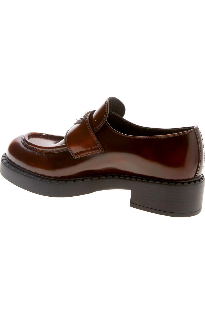 Prada Triangle Logo Loafer, Alternate, color,