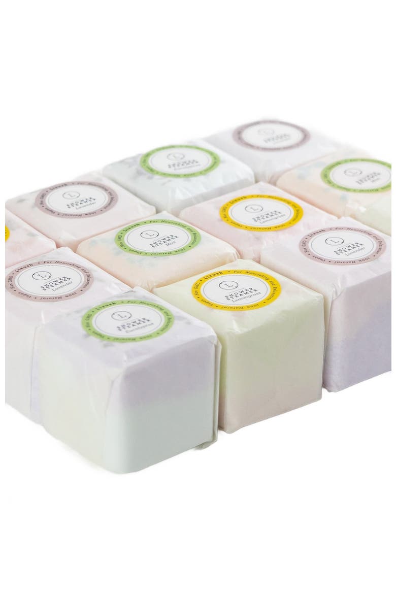 Natural Bath Bombs and Shower Steamers Gift Set, Alternate, color, White