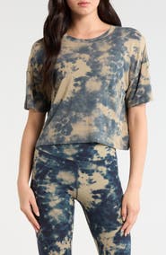 MPG Shibori Breeze Crop Boyfriend T-Shirt