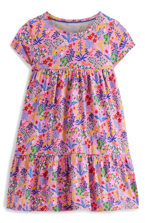 Kids' Ariel Print Twirly Cotton Jersey Dress (Toddler, Little Kid & Big Kid)