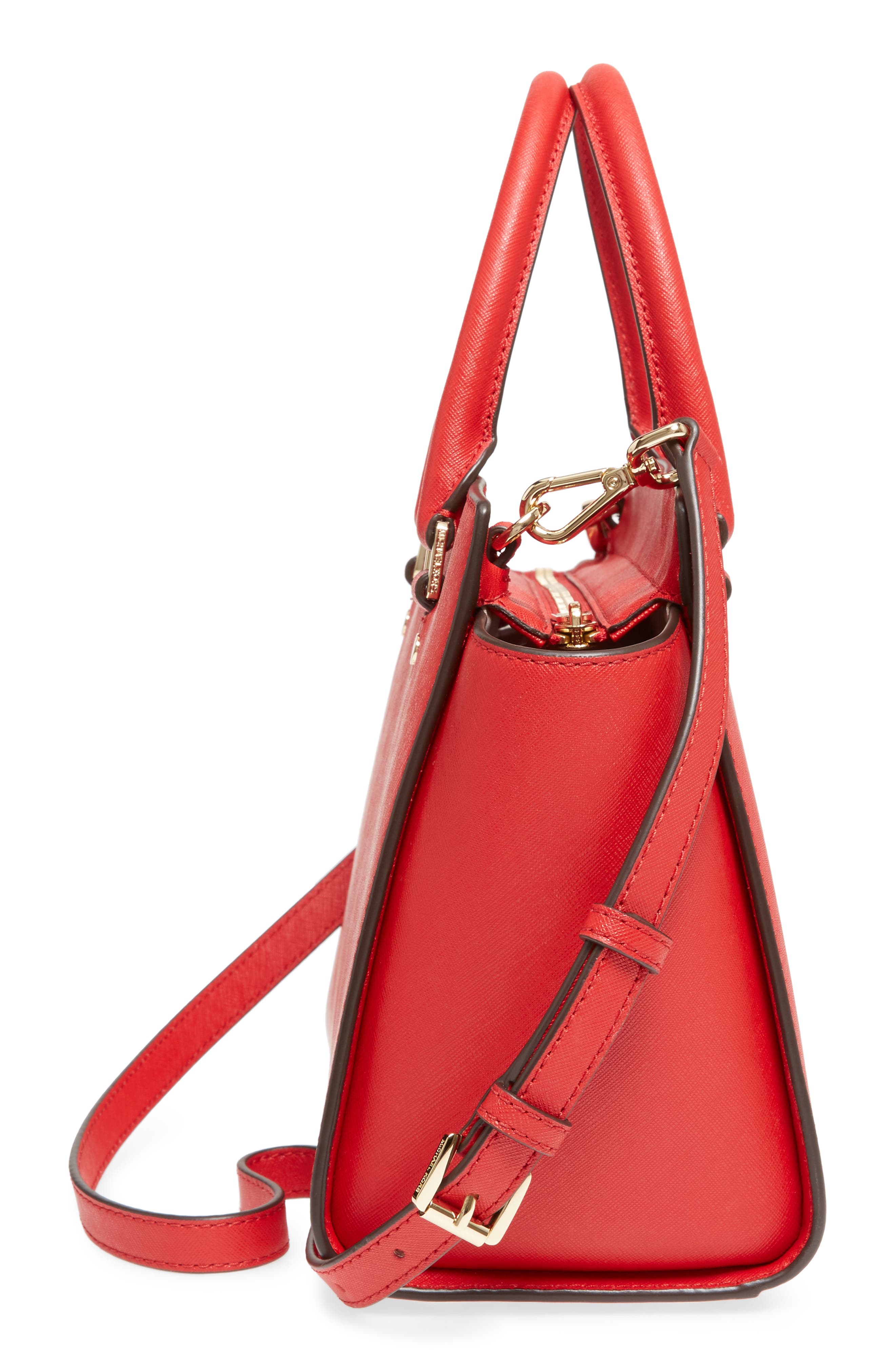 MICHAEL Michael Kors 'Selma Medium' Leather Satchel, Alternate, color, 