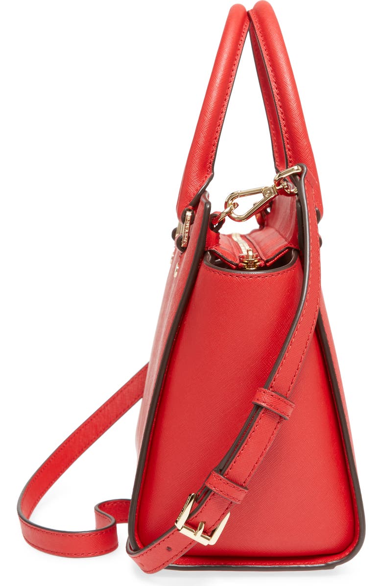 MICHAEL Michael Kors 'Selma Medium' Leather Satchel, Alternate, color,