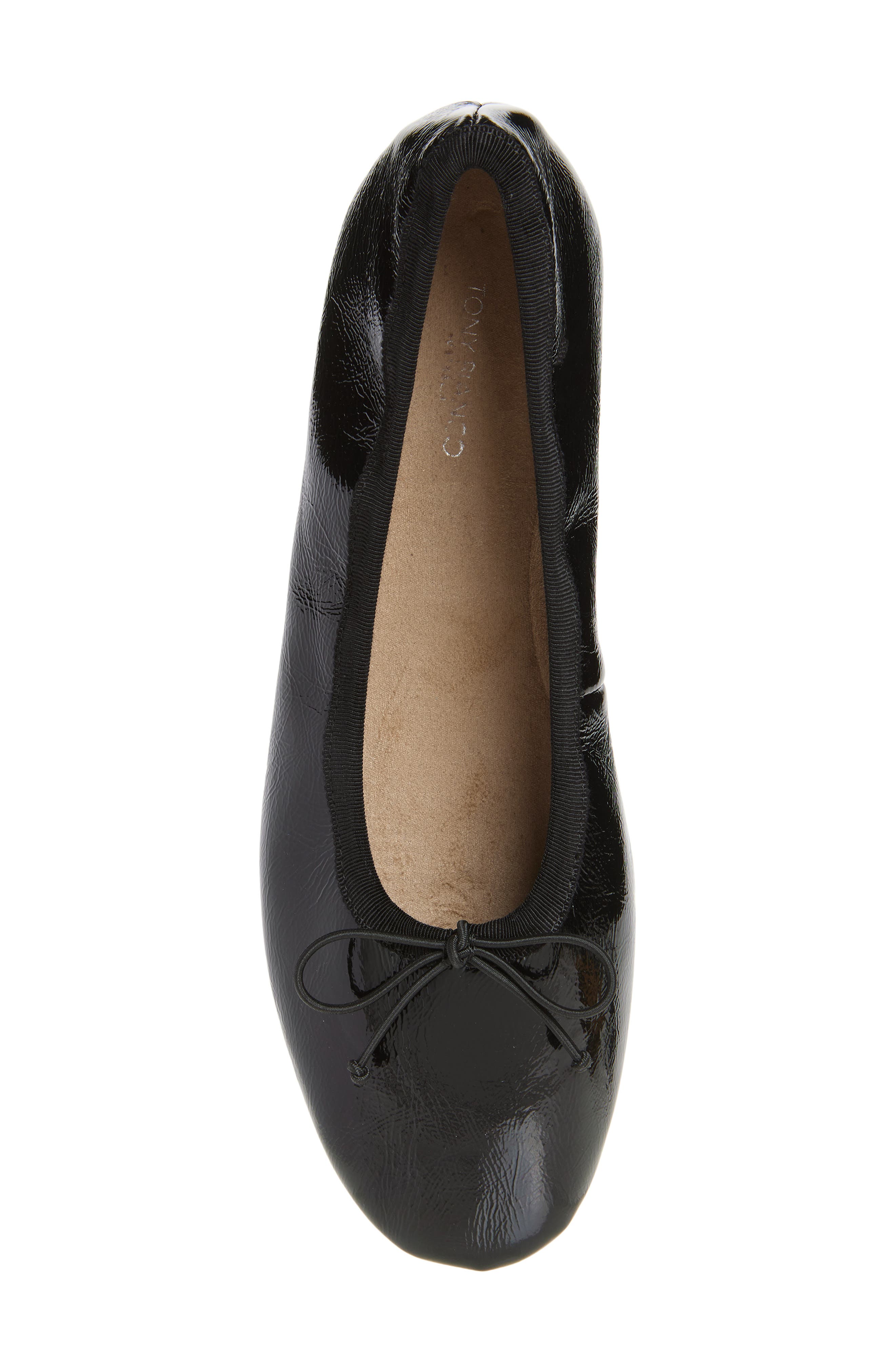 Tony Bianco Chelsea Ballet Flat, Alternate, color, Black Nappa