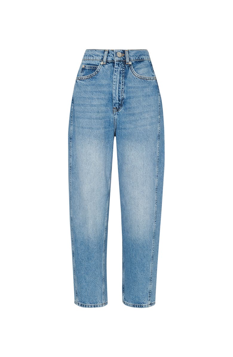 Whistles Authentic Barrel Leg Jean, Alternate, color, Light Wash