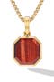 Red Tigers Eye/ 18K Gold