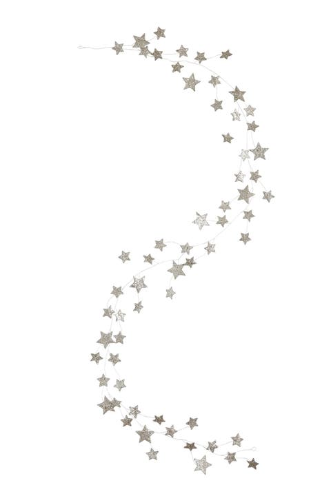 72" Star Shaped Garland with Glitter