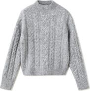 MANGO Perkins Cable Stitch Sweater
