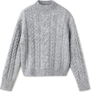 MANGO Perkins Cable Stitch Sweater