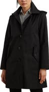 Lauren Ralph Lauren Longline Raincoat with Removable Hood